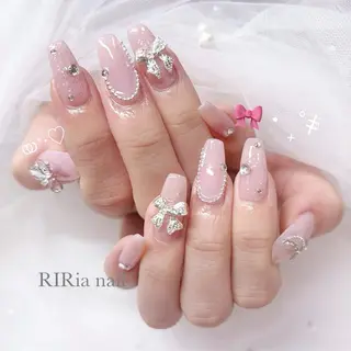ネイル 🎀RINA RIrianailのネイルデザイン