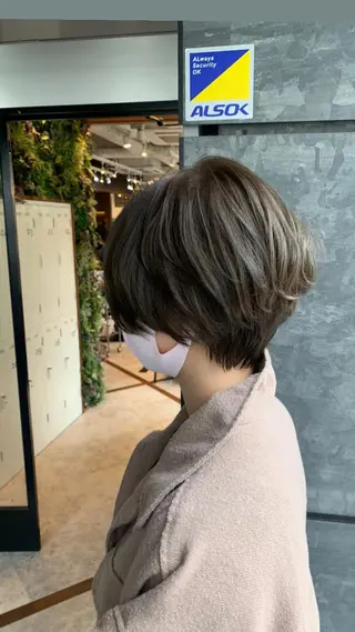 ショート カラー 髪質改善/白髪ぼかし KENTAのヘアスタイル