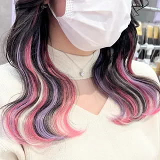 ミディアム 羽.シールエクステ 🍓 篠田梓のヘアスタイル