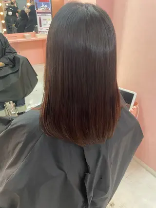 セミロング カラー 町田ブリーチ特化 MANATOのヘアスタイル