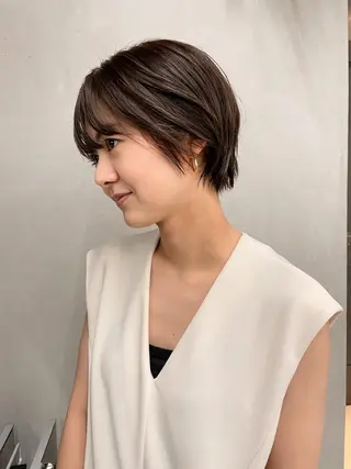 ショート カラー センスをお届けします 大谷将生infpのヘアスタイル