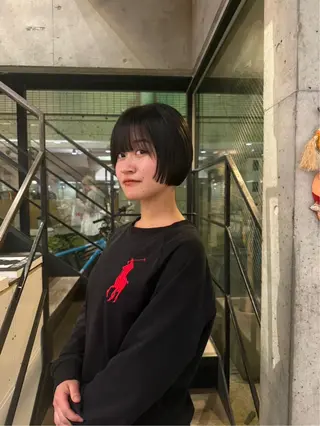 ショート kiyono moekaのヘアスタイル