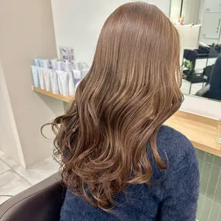 セミロング カラー ブリーチなし/レイヤ ー特化🌈Tommyのヘアスタイル