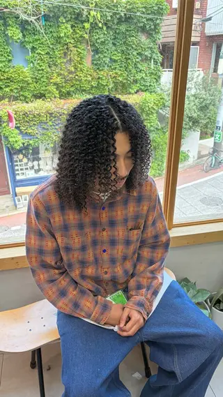 パーマ 水野 明羽のヘアスタイル