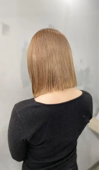 ミディアム カラー レイヤーカット 赤み消し　店長/大和のヘアスタイル