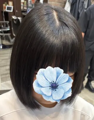 ミディアム 加藤 優子のヘアスタイル