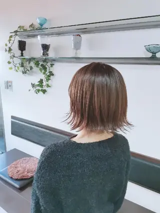 ショート ツヤ髪ケアカラー✨ 中谷良成のヘアスタイル