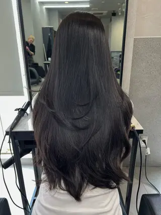 ロング カラー 透明感/レイヤー 🇰🇷tomonaのヘアスタイル