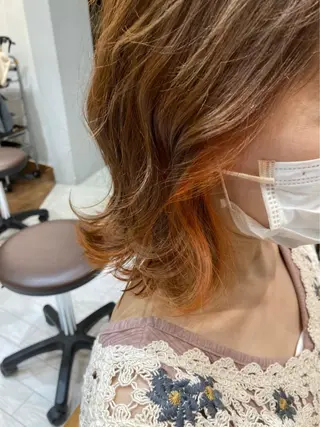 カラー 🍀小顔ショート🍀 有賀祐貴のヘアスタイル