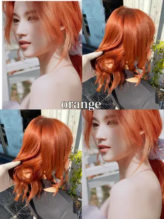 セミロング カラー パーマ ヘアアレンジ メンズ キッズ ネイル マツエク・マツパ 韓国/トレンド レイヤー【101】のヘアスタイル