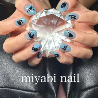 ネイル miyabi nail 桂川駅近くのネイルデザイン