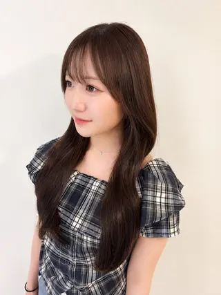 ロング カラー 🧸顔まわり 山形紗奈🧸のヘアスタイル