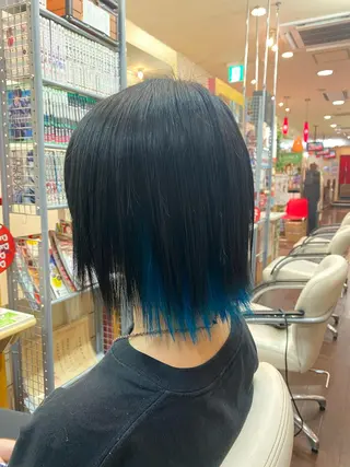 ショート ゆぴ☾‪/推しカラー /ハイトーンのヘアスタイル