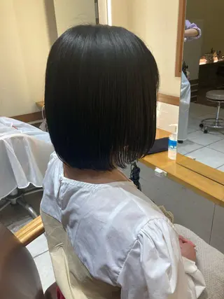 ショート カラー ヘアアレンジ 柳実帆/おさまるボブ /ジャニオタ美容師のヘアスタイル