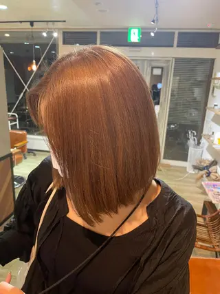 ショート カラー カジ エリナのヘアスタイル