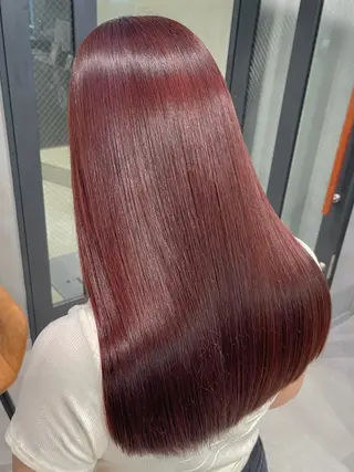 ロング カラー うる艶カラー 顔周りカット♡ikuのヘアスタイル