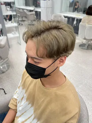 メンズ 京都河原町 メンズパーマ助川龍哉のヘアスタイル