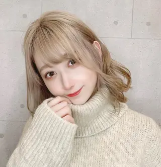 ミディアム ヘアアレンジ 銀座メンズ専門🖤 叶奈々のヘアスタイル