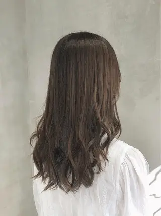 ミディアム カラー ヘアアレンジ TOKI /透明感/原宿のヘアスタイル