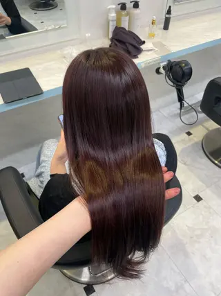 ロング 【美髪矯正/絹髪】 🎀hinano🎀のヘアスタイル