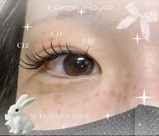 マツエク・マツパ Lemon Houseのマツエク・マツパデザイン