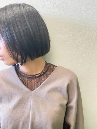 ミディアム カラー 安藤 翔平のヘアスタイル