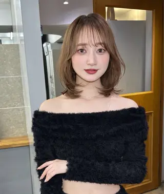 ミディアム ゆうり/ 透明感カラーのヘアスタイル