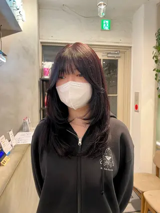 ロング うるぷるカラー 🤍 Naanoのヘアスタイル