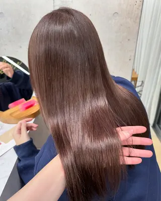 セミロング カラー ブリーチカラー/ 純心のヘアスタイル