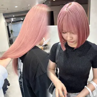 ロング 🎀ブリーチ ハイト ーン ♡Kanon♡のヘアスタイル