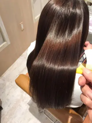 ロング カラー 🧡艶髪・ゆるふわ style💛ミユのヘアスタイル