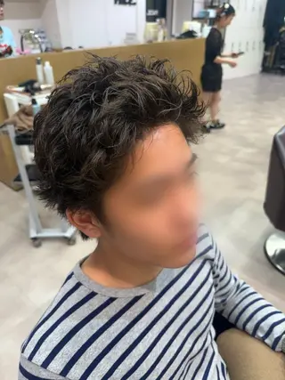 パーマ メンズ 横浜/🎨ハイトーン 🪽‪/さくらのヘアスタイル
