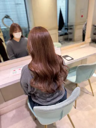 ロング カラー 透明感カラー/ ななみ🎀のヘアスタイル