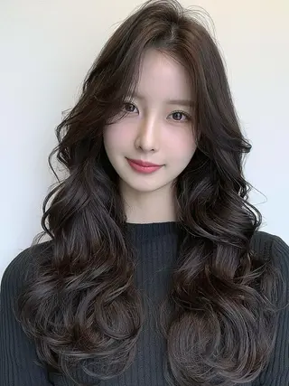 ロング ドライパーマ/ ホットパーマ木村純也のヘアスタイル