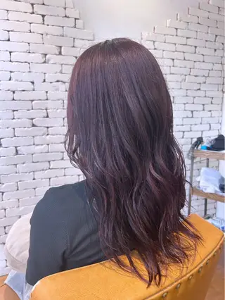 セミロング カラー COLOR LABO かすみのヘアスタイル