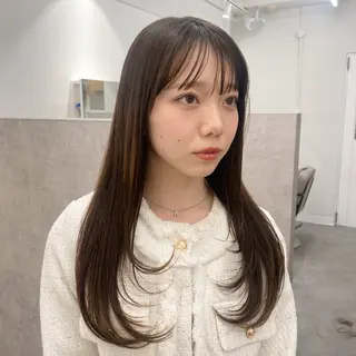 ロング サトウ ナナのヘアスタイル