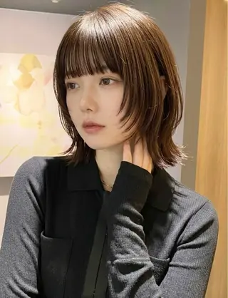 ショート 松村光留 /ショート/ウルフのヘアスタイル