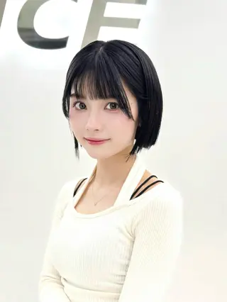 ショート カラー ヘアアレンジ 縮毛矯正🤍 盛れるボブ/ひかりのヘアスタイル