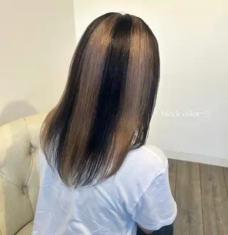 セミロング カラー 🎀暖色/オリーブ カラー🎀seinaのヘアスタイル