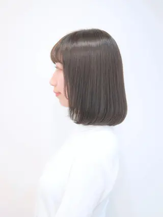 ミディアム 永野 良一のヘアスタイル