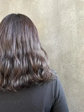ミディアム カラー もりたみかこ 美容師お休み中のヘアスタイル