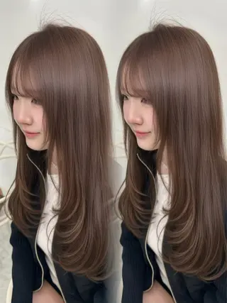 ロング カラー 上品モテヘア🩶 karen🩶のヘアスタイル