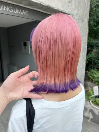 ショート カラー ヘアアレンジ 💕ブリーチ/ヘアメ 🎀YUUKAのその他イメージ