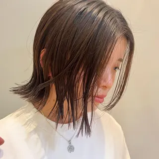 ショート 池田理紗/メンズ カット/ミニボブのヘアスタイル
