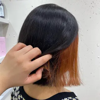 ミディアム ダブルカラー🌈 miinaのヘアスタイル