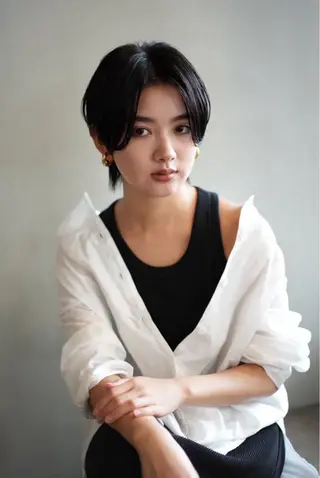 ショート カラー 加賀 千聖 /soigneのヘアスタイル