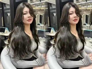 ロング カラー 村上 大武のヘアスタイル