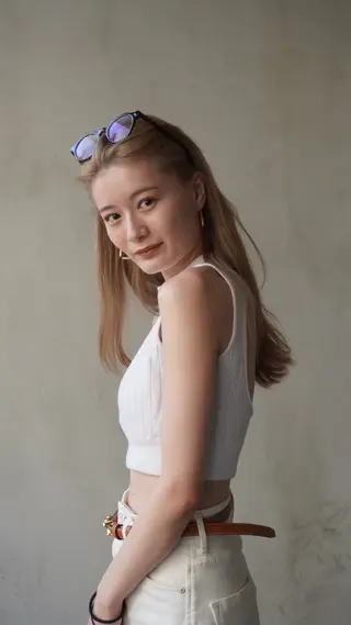 ロング 海外レイヤー鯉渕 【海外風メンズも◎】のヘアスタイル