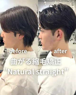 パーマ メンズ メンズ清潔感のプロ 💈メンズパーマ藤田のヘアスタイル
