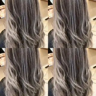 セミロング カラー 浅川 実行のヘアスタイル